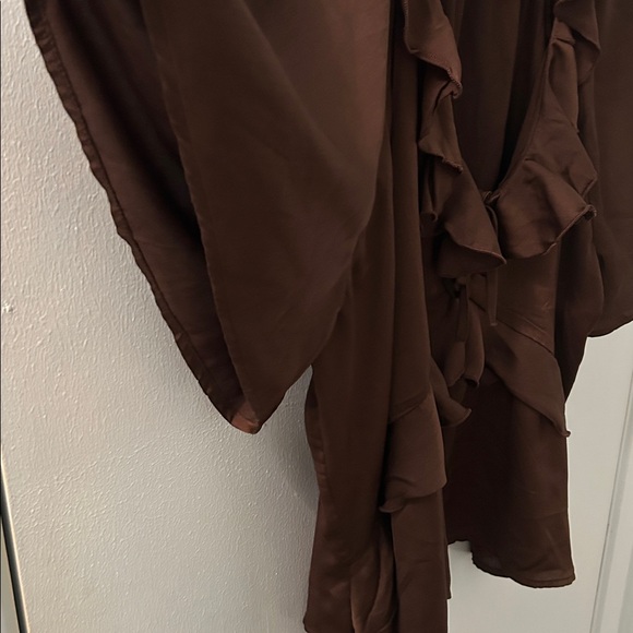 Old Navy Brown Ruffle Top - Picture 4 of 15